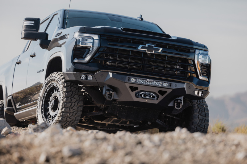 Chevrolet Silverado 3500 Front Bumper - DV8 Offroad - Spec Series - Black - `24-`26